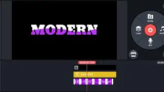 How to make flow name in kinemaster || kinemaster tutorial || how to make modern name editing