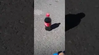 What happens if you put Mentos gum in a bottle of Coke?