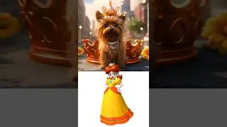 Super Mario Bros all characters as PUPPY 2023 #supermarioworld #mariobros