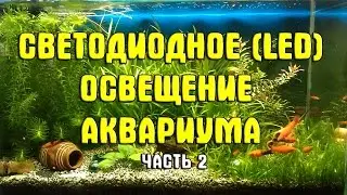 Светодиодное (LED) освещение аквариума своими руками. Часть 2: первый блин комом!