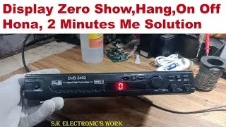 Zero show dd free dish repair, चलते चलते 0 अजाना, बार बार on off होना hang होना सब 2 मिनट मे ठीक.