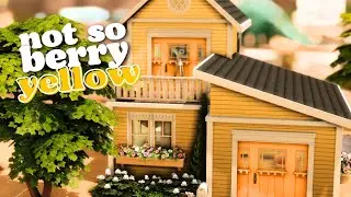 Not So Berry Speed Build | Yellow - The Sims 4 Speed Build (No CC)