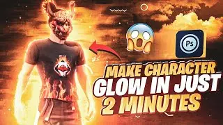 Make character glow in pscc in just 2 minutes 😍 / character glow tutorial / Part 2 / notify graphic1