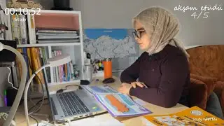 Birlikte Çalışalım: Derin Odak🤫| Study With Me •120' Ders / 30' Mola • 🔥Fireplace/Şömine Sesi 🔴CANLI