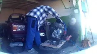 Lada motor beszerelése !