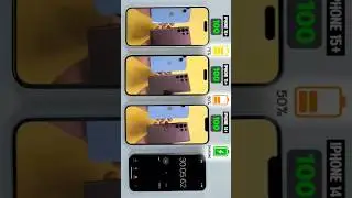 iPhone 16 vs 15 vs 14 Series Battery Test🤯 #iphone16promax #apple #iphone16VSsamsung25ultra #short