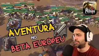 ZVZ de T3 com MULINHA e ARRASTÃO no TUTORIAL: PRIMEIRO DIA de SERVIDOR EUROPEU de ALBION ONLINE