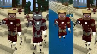 I Found The Best Iron Man Addon On MCPE 1.21.110!!| Iron Man Mod By Knight's