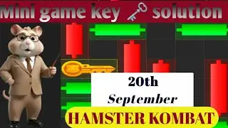 20th September mini game key || hamster kombat @HamsterKombat_Official @HK-English @MrBeast