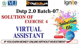 virtual assistant exercise 4 batch 7 solution | digiskills virtual assistant exercise 4 #digiskills
