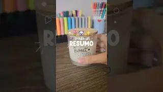 Estude Comigo!!🐨🌷✨️#estudos #lettering #letras