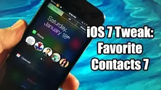 iOS 7 Jailbreak Tweak - Favorite Contacts 7