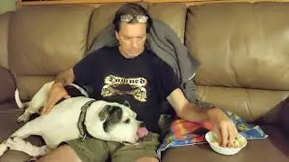 Movie night and popcorn with Mickey - UPDATE:MICKEY IS ADOPTED