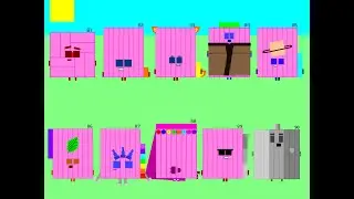 Numberblocks Band Retro 81-90 DLC if it was made from 2025 or something