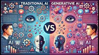 Traditional AI vs Generative AI