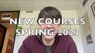 Spring 2023 courses! (on my other channel)