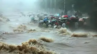 Typhoon Doksuri become strongest typhoon to hit Fujian in 2023! Flooding in China