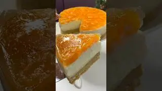 МАНДАРИНОВЫЙ ЧИЗКЕЙК БЕЗ ВЫПЕЧКИ🔥
