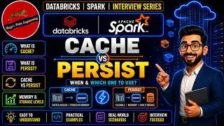 23. Databricks | Spark | Cache vs Persist | Interview Question | Performance Tuning