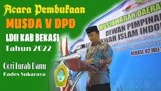 Acara Pembukaan MUSDA V DPD LDII Kab BEKASI // Qori Lurah Danu // Kades Sukaraya