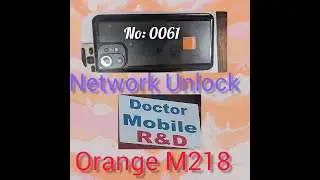 Orange M218 Network Unlock By Infinity CM2 10000%