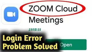 Fix Zoom Loading Error Problem Solved