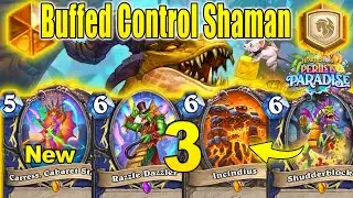 NEW Buffed Control Shaman 3.0 Deck With New Legendary Incindius At Perils in Paradise | Hearthstone