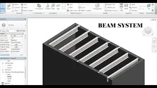 Beam Systems in Revit -  Revit allow you to quickly create structural beams