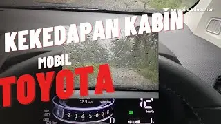 SUASANA KABIN TOYOTA VELOZ SAAT HUJAN DERAS || KEKEDAPAN KABIN TOYOTA