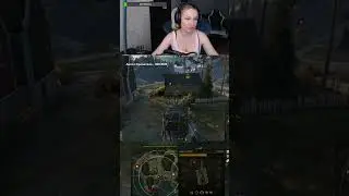 Девушка эмоционирует на бабахе #shorts #short #wot #миртанков #funnyvideo #gamingvideos #stupnikova