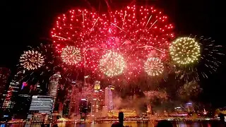 Singapore's National Day Fireworks Display!
