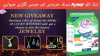 win luxury jewelry with aynur || get free gift with aynur