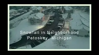 Snowfall in Neighborhood | Cinematic 4k | DJI Mini 3 Pro #hugovistaaerea #mini3pro #Cinematic