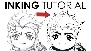 HOW TO DRAW MANGA: INKING TUTORIAL