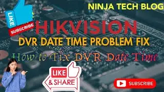 HOW TO FIX HIKVISION DVR/NVR DATE & TIME. डीवीआर की तारीख और समय कैसे ठीक करें #HARDWARE