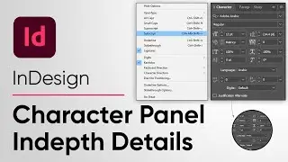 InDesign Character Panel : In Depth Details of Panel, Ligatures, Diacritics Position : Class 3