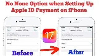 How To Fix None Option Is Not Showing In Apple ID On iPhone/iPad