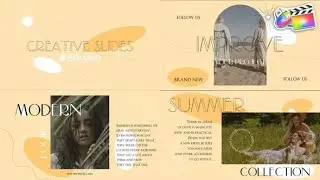 Apple Motion Template: Creative Slides
