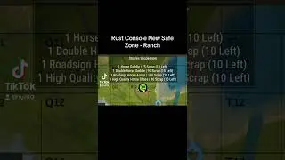 Rust Console New safe zone Ranch…