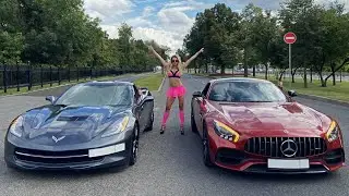 Corvette and Mercedes AMG GT theft