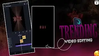New Viral Zoom Blur Black Screen Lyrics Video Editing | Alight Motion Video Editing |
