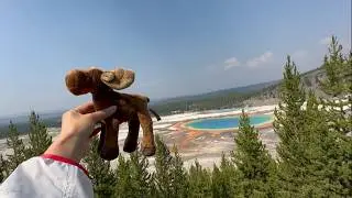 Grand Prismatic Spring + Yellowstone's Midway Geyser Basin FULL VIDEO Walking tour