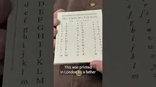 Printing "The Child’s First Book"