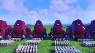The Gungan Army vs The Droid Army - LEGO STAR WARS SKYWALKER SAGA