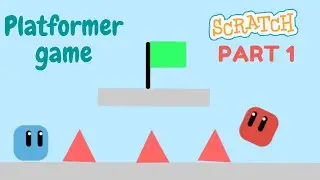 How to make a platformer game in Scratch 3.0 ( Part 1 ) | Scratch Tutorials | Scratch 3.0 Games.