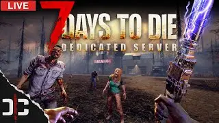 🔴LIVE - 7 Days To Die - Day 3 -  Exploring and Leveling up..