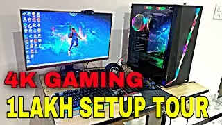 4K Gaming Setup Tour | 1 lakh setup tour | Gaming Pc