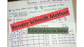 Bender Schmidt Method