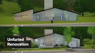 Modern Ranch Renovation • The Sims 3 House Design [Speed Build Renovation]