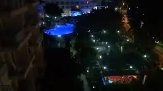 Турция.Вечерний вид с номера  отеля Grand Mir"amor